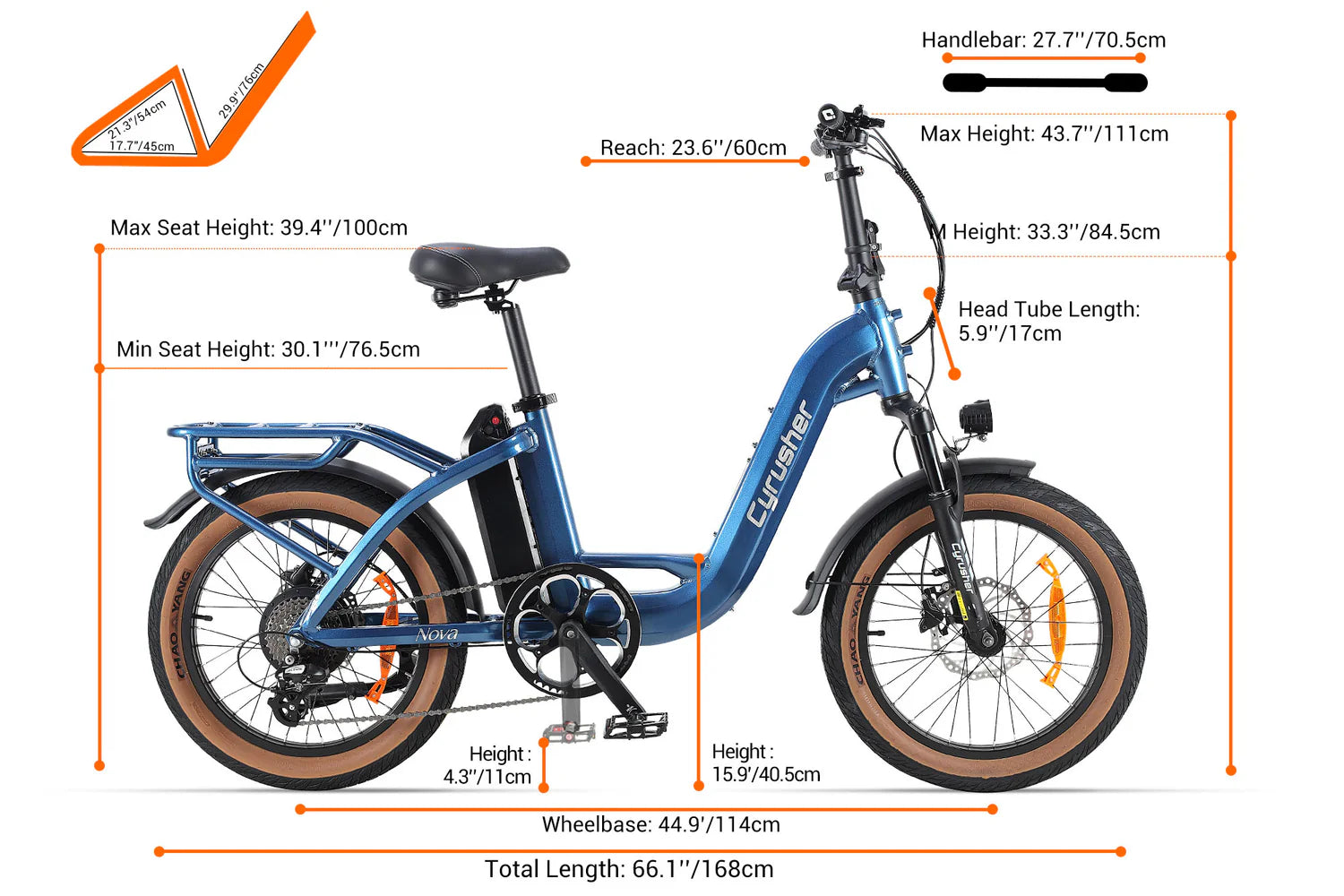 Cyrusher Nova Step-through Electric Bike