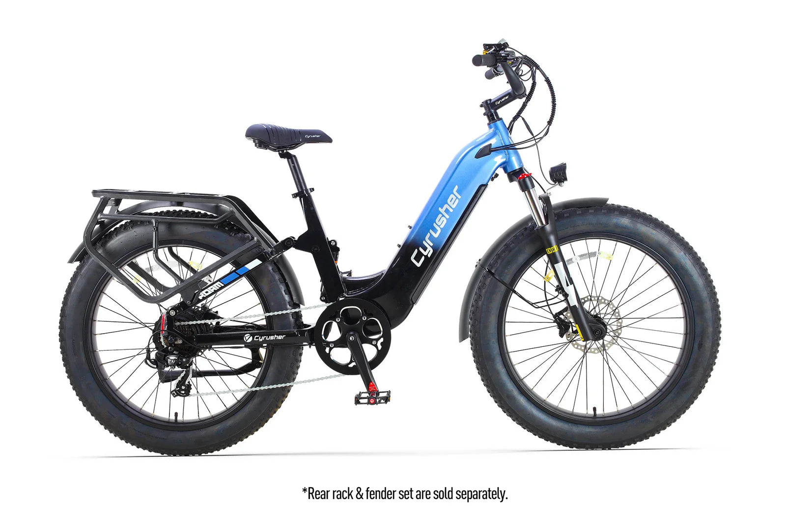 Cyrusher Roam Step-Thru Full Suspension E-Bike
