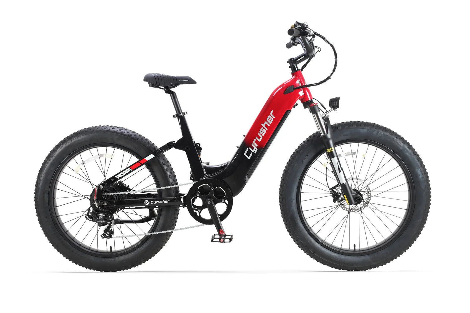 Cyrusher Roam Step-Thru Full Suspension E-Bike